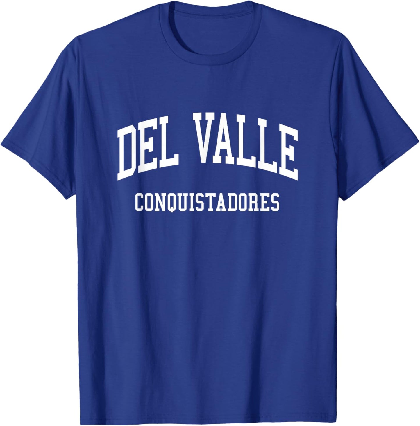 Del Valle High School HS El Paso TX Retro Sports T-Shirt - T-Shirt | Royal