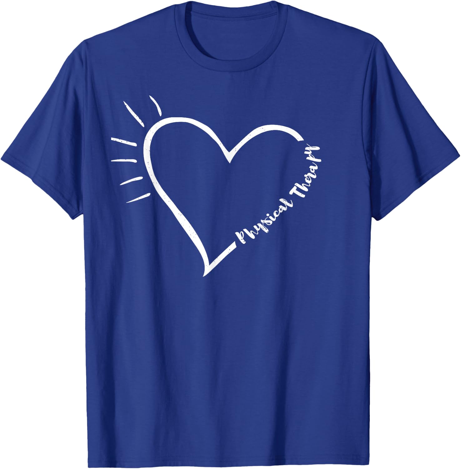 Cute Love Physical Therapy Therapist Shirts, Gift PT T-Shirt - T-Shirt | Royal