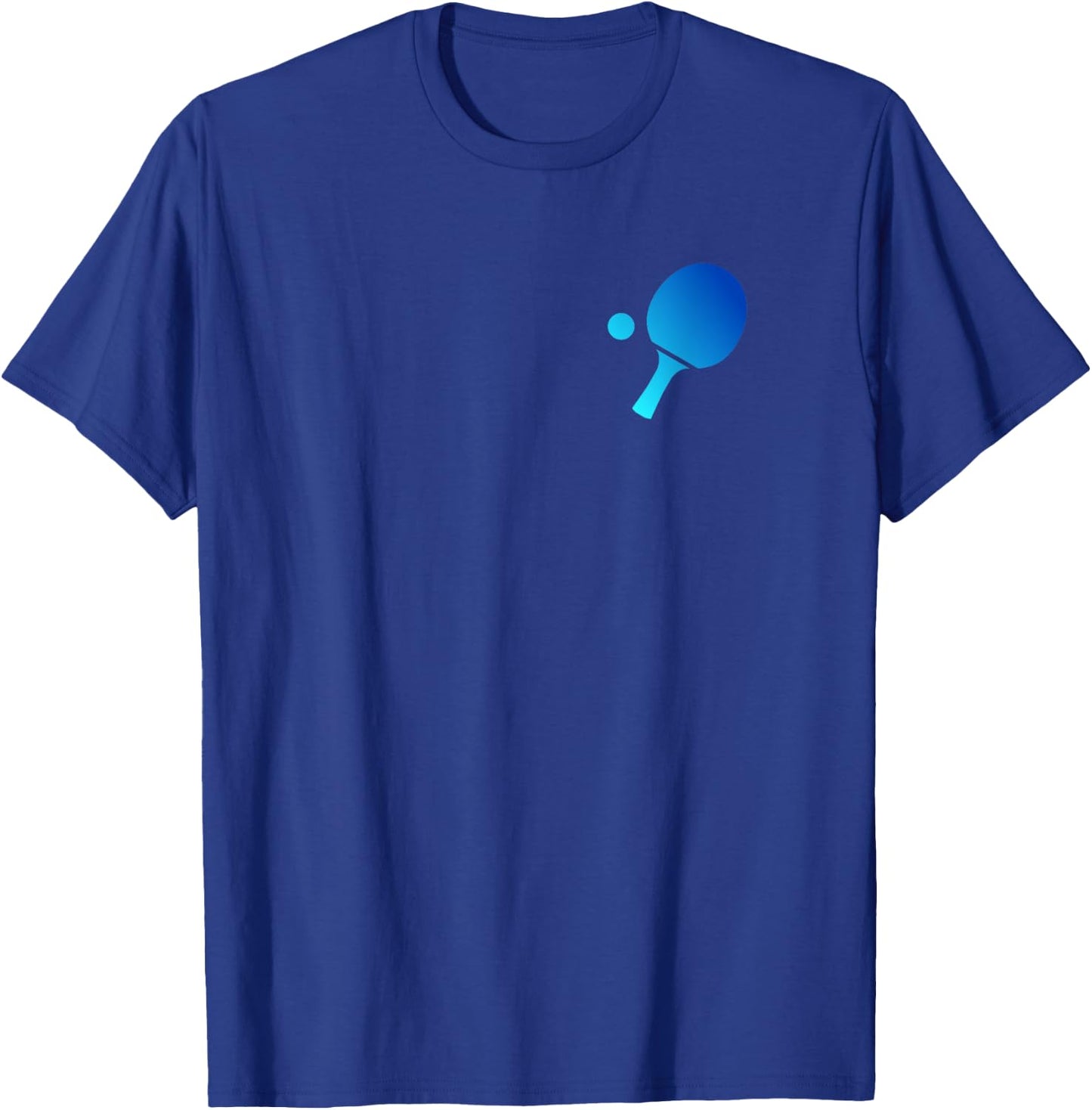 Table Tennis Racket Table Tennis Paddle Blue Table Tennis T-Shirt - T-Shirt | Royal