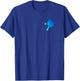 Table Tennis Racket Table Tennis Paddle Blue Table Tennis T-Shirt - T-Shirt | Royal