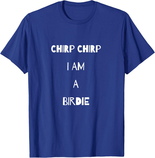 Chirp Birdie Halloween Bird Egg Feathers Worms Cute T-Shirt - T-Shirt | Royal