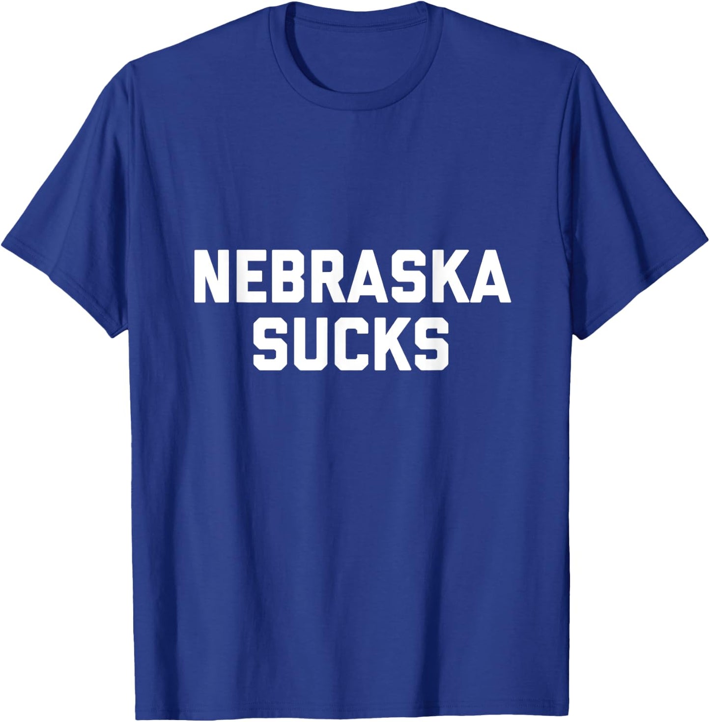 Nebraska Sucks T-Shirt - T-Shirt | Royal