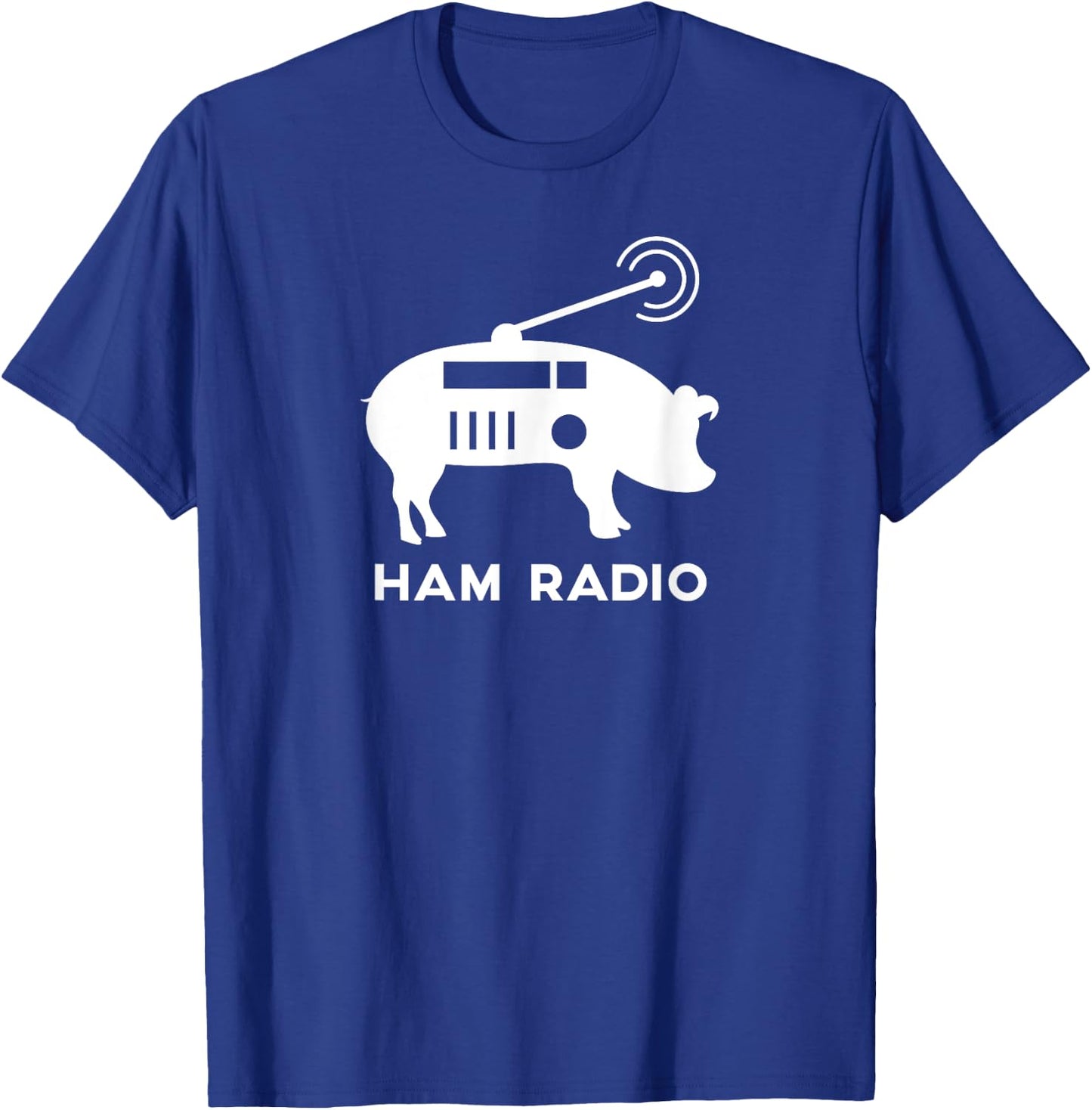 Ham Radio Pig Shirt T-Shirt - T-Shirt | Royal