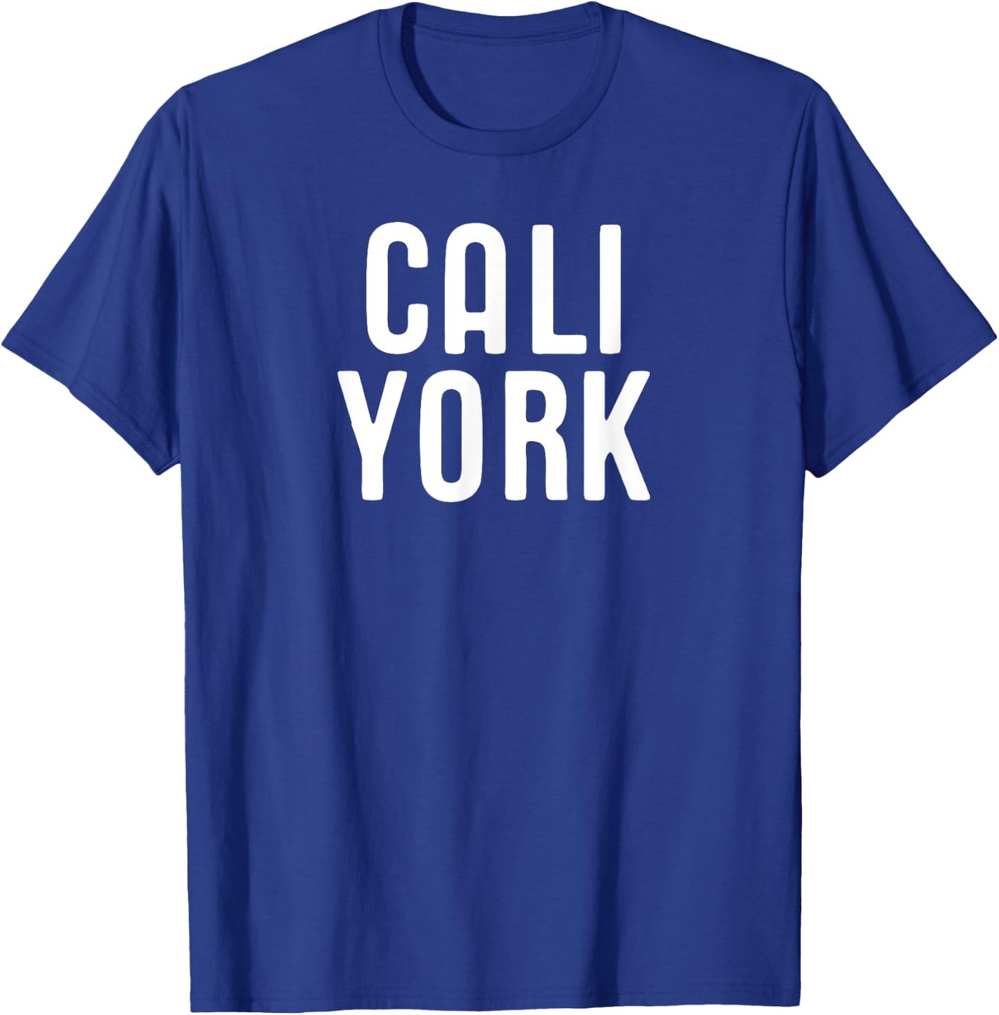 Cali York Bicoastal California New York Gift T-Shirt - T-Shirt | Royal