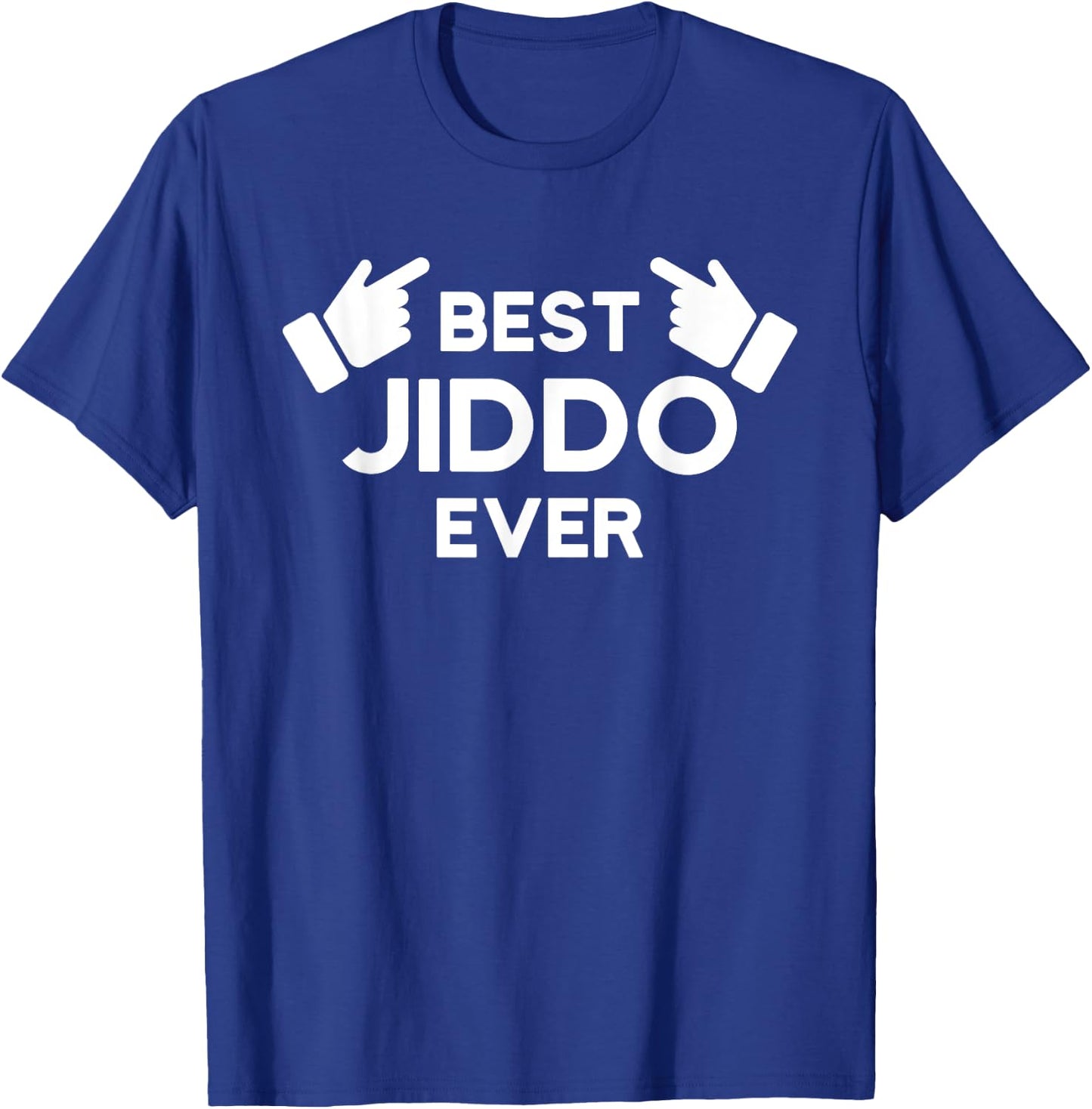Best Jiddo Ever - #1 World's Jiddo Arab American Grandfather T-Shirt - T-Shirt | Royal