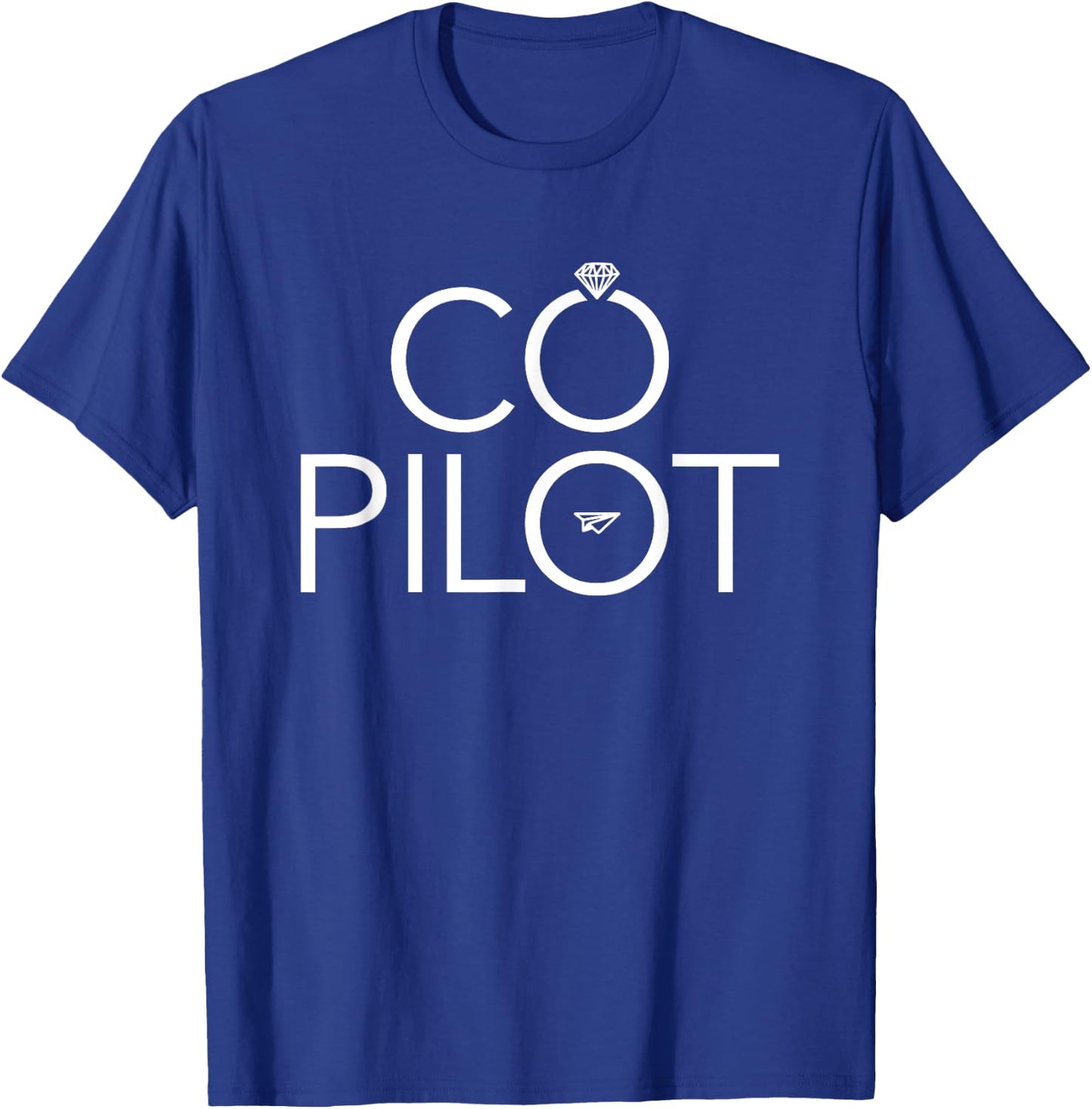 Aviation Pilot Ka. Co Pilot Wife Airplane Aviation T-Shirt - T-Shirt | Royal