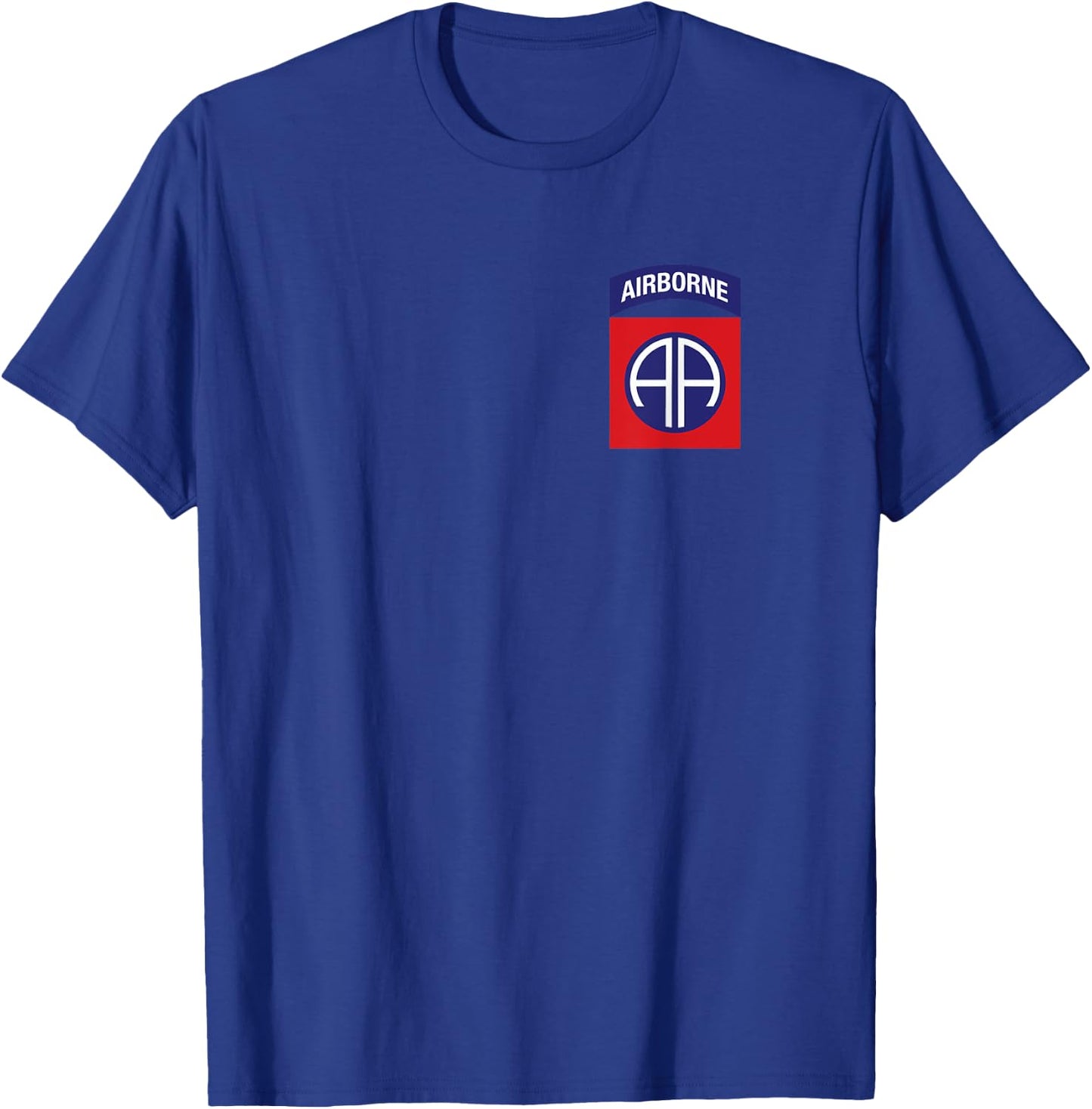 Never Underestimate An Old Man Who Is Also An 82nd Airborne T-Shirt - T-Shirt | Royal
