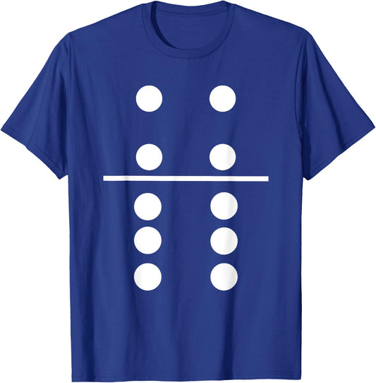Domino 4 and 6 Matching Halloween Group Costumes 4-6 T-Shirt - T-Shirt | Royal