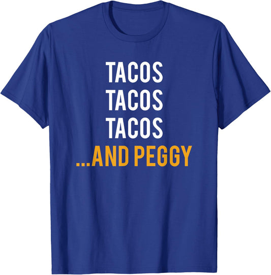 Funny Tacos Vintage Alexander Hamilton And Peggy Shirt T-Shirt - T-Shirt | Royal