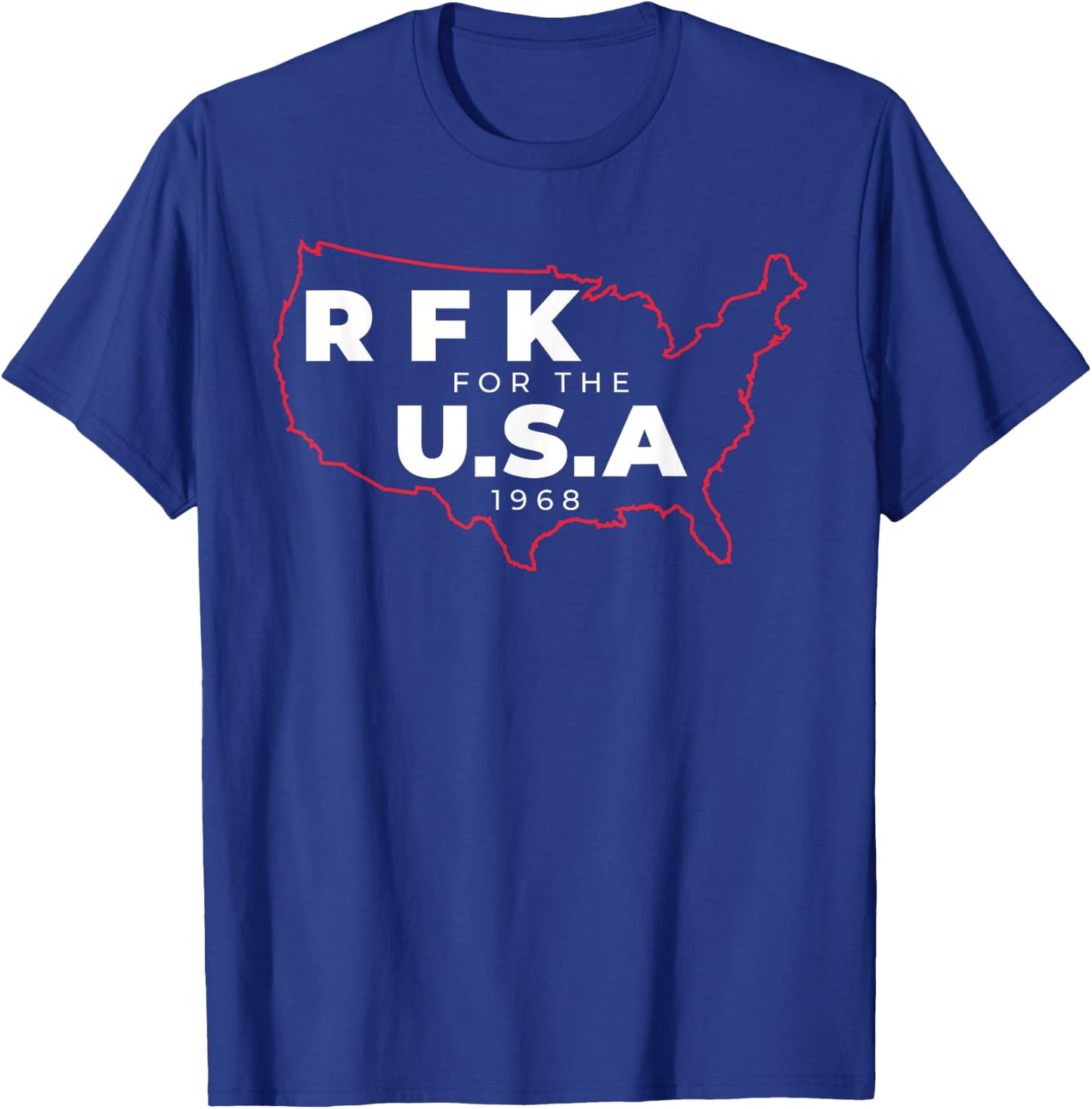 RFK Campaign Shirt Robert F Bobby Kennedy T-Shirt - T-Shirt | Royal