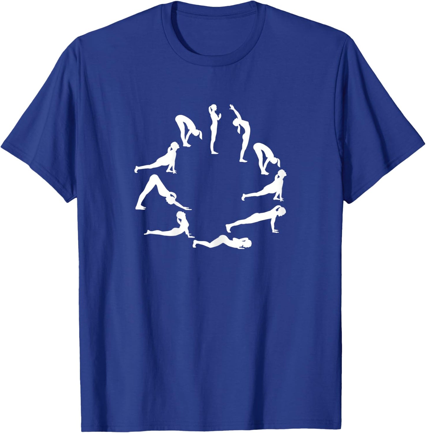 Yoga sun salute T-Shirt - T-Shirt | Royal