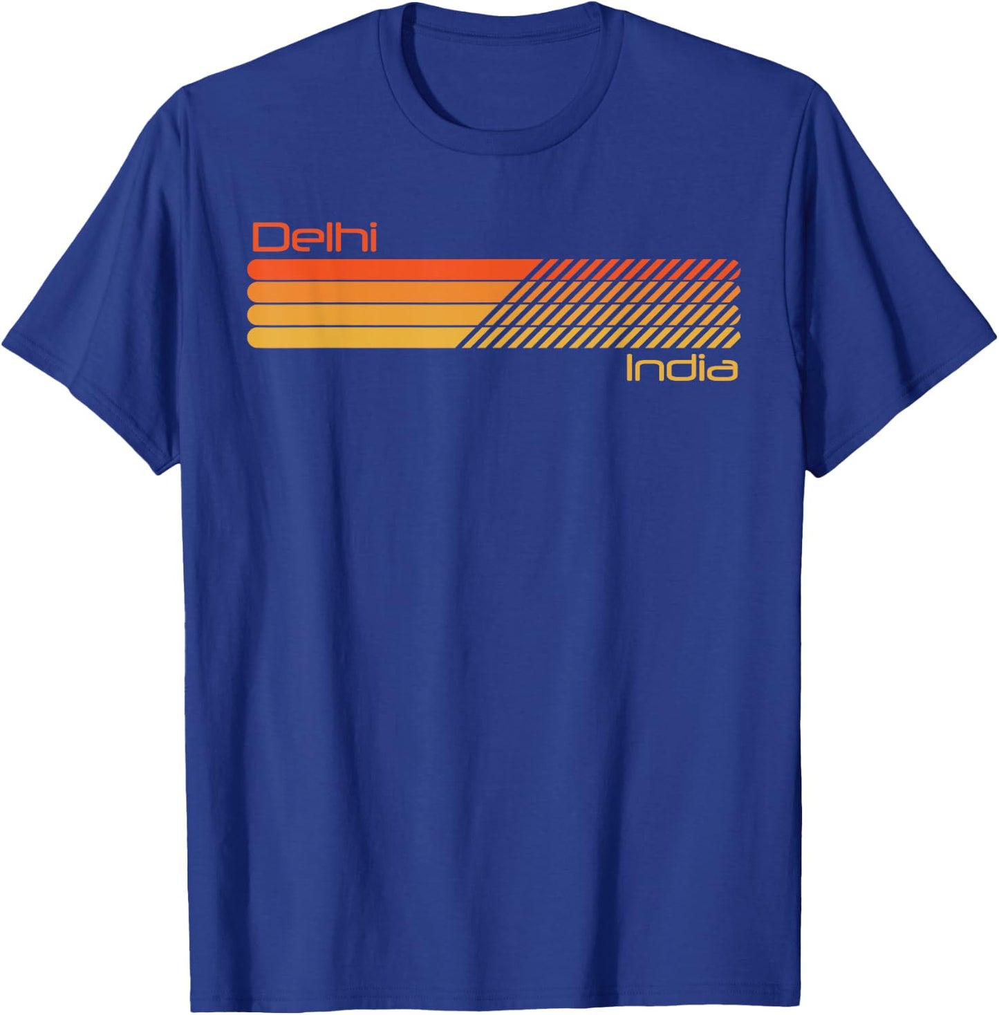 Retro Delhi India T-Shirt - T-Shirt | Royal