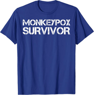 Monkeypox Survivor T-Shirt - T-Shirt | Royal