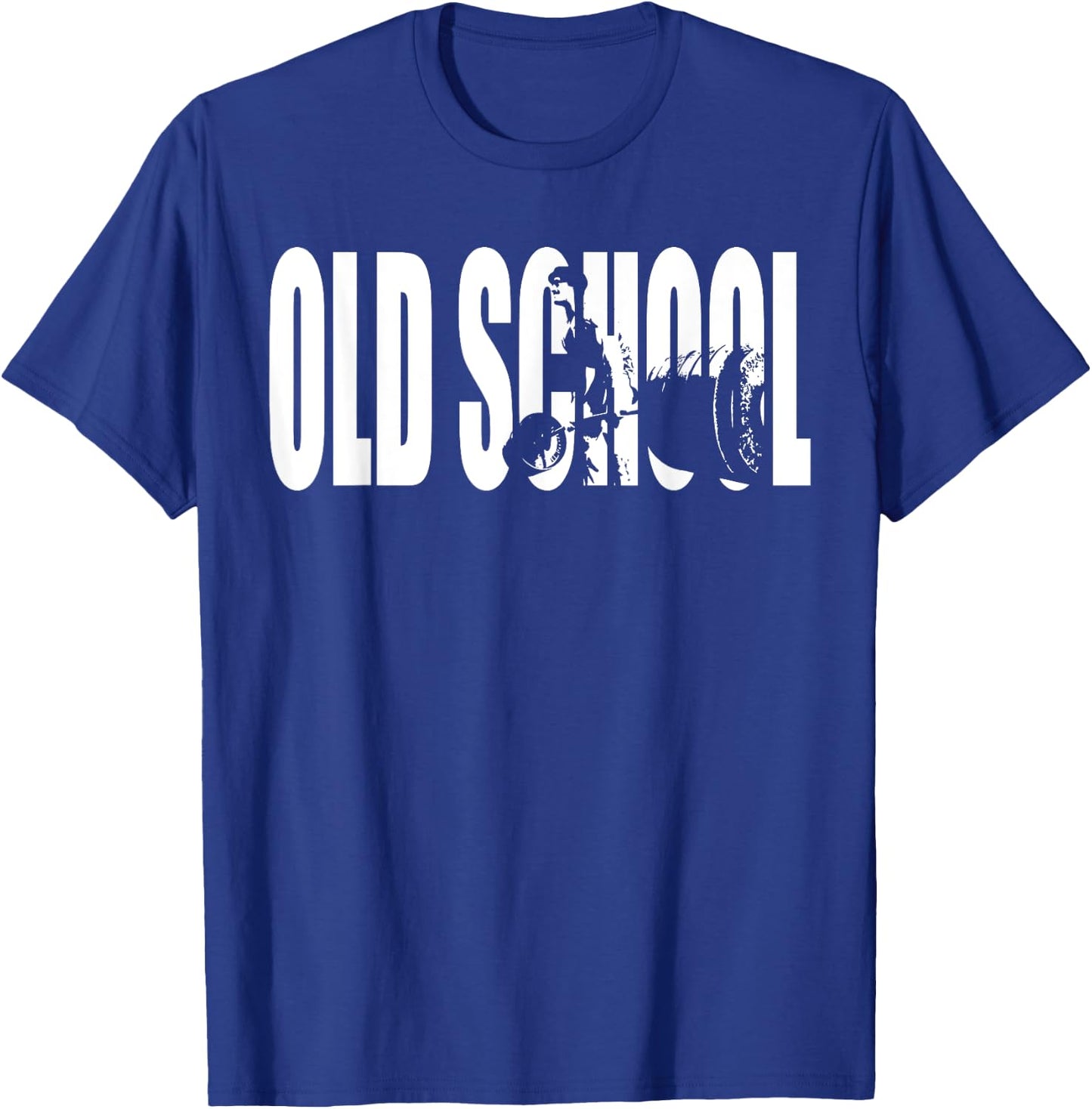 Old School Strength - Deadlift T-Shirt - T-Shirt | Royal