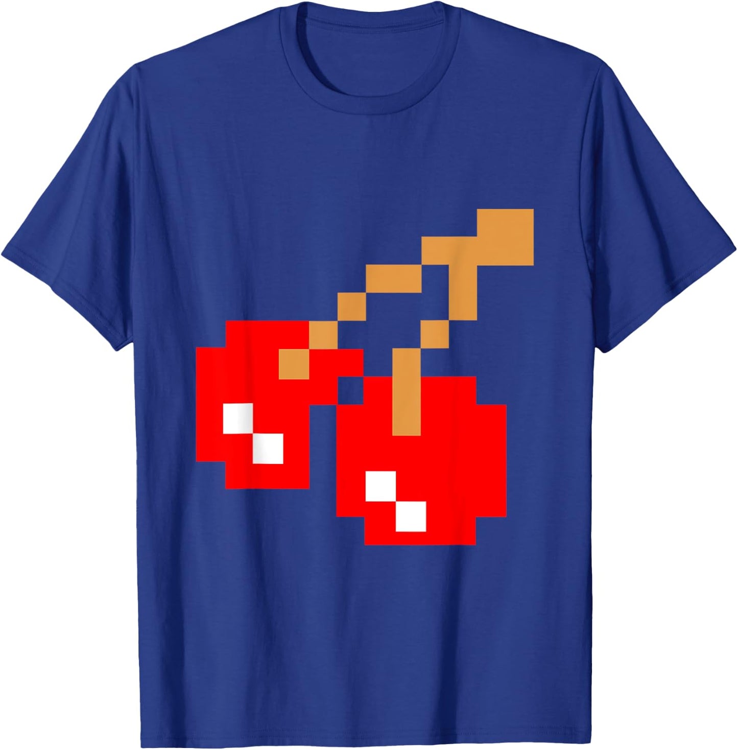 Retro Arcade Game Cherries Funny 80s arcade video game T-Shirt - T-Shirt | Royal