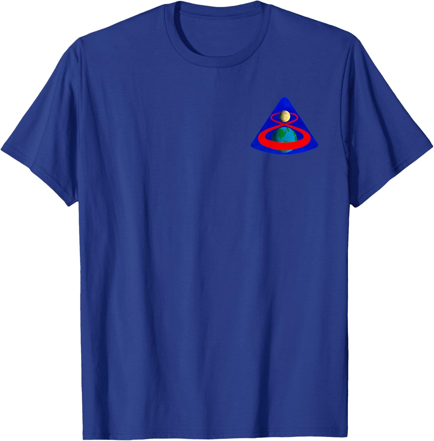 NASA Apollo 8 - 50 Years Apollo Moon Landing - Pocket T-Shirt - T-Shirt | Royal