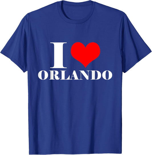 I Love Orlando T Shirt , I Heart Orlando Florida Shirt T-Shirt - T-Shirt | Royal