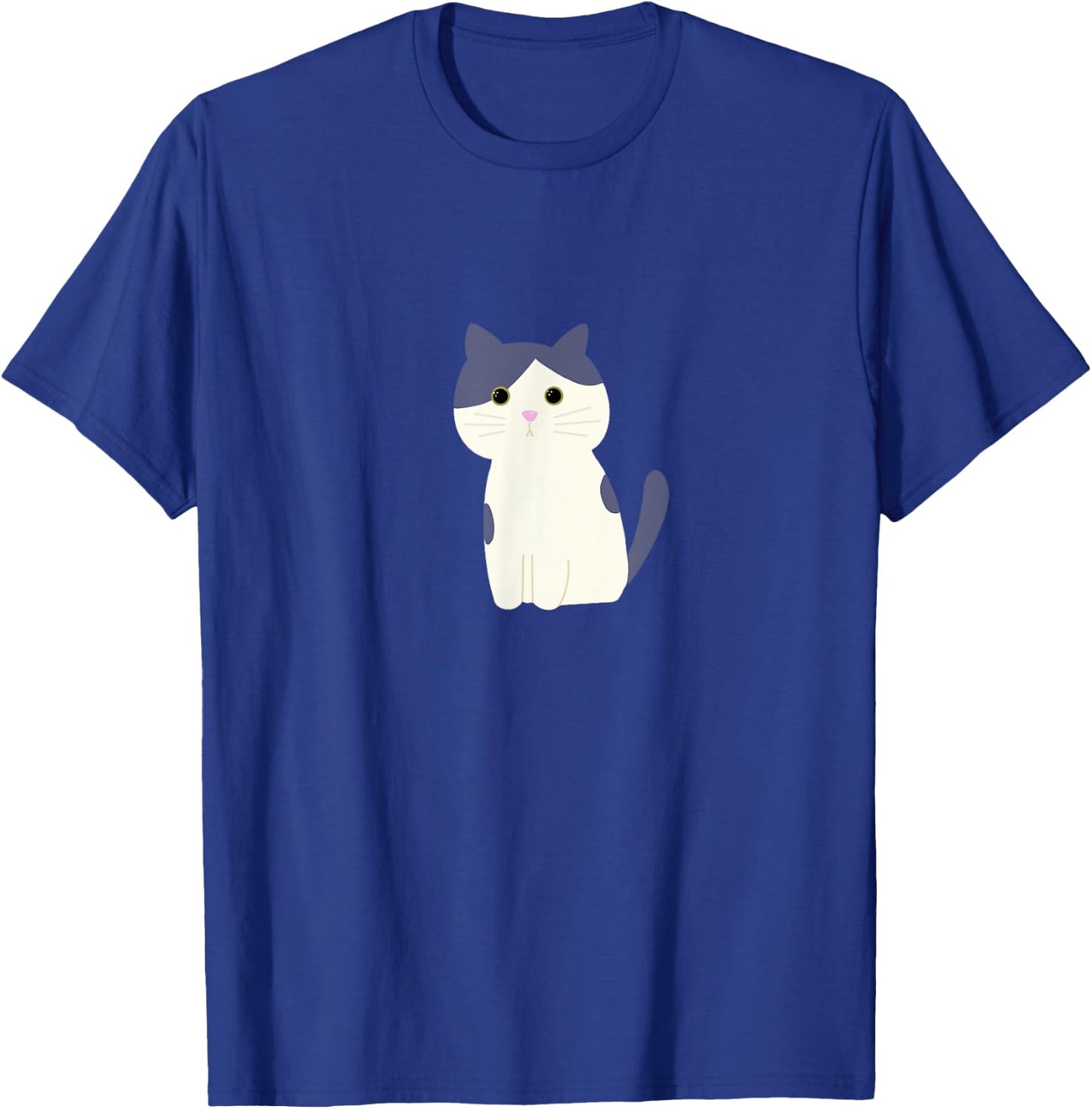 Cute Gray and White Spotted Cat T-Shirt - T-Shirt | Royal