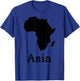 Funny Mixed-up Africa Asia T-Shirt - T-Shirt | Royal