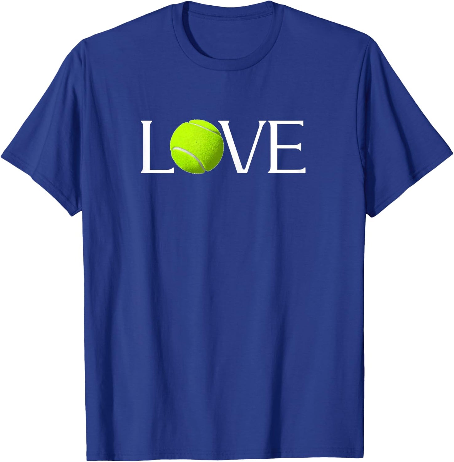 Tennis Love player fan match day gift T-Shirt - T-Shirt | Royal