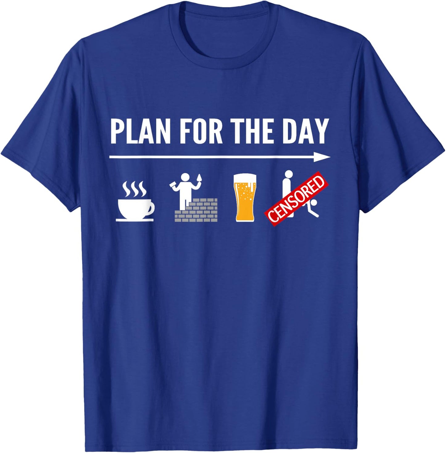 Masonry Shirts Men Women Concrete Worker Brick Layer Gifts T-Shirt - T-Shirt | Royal
