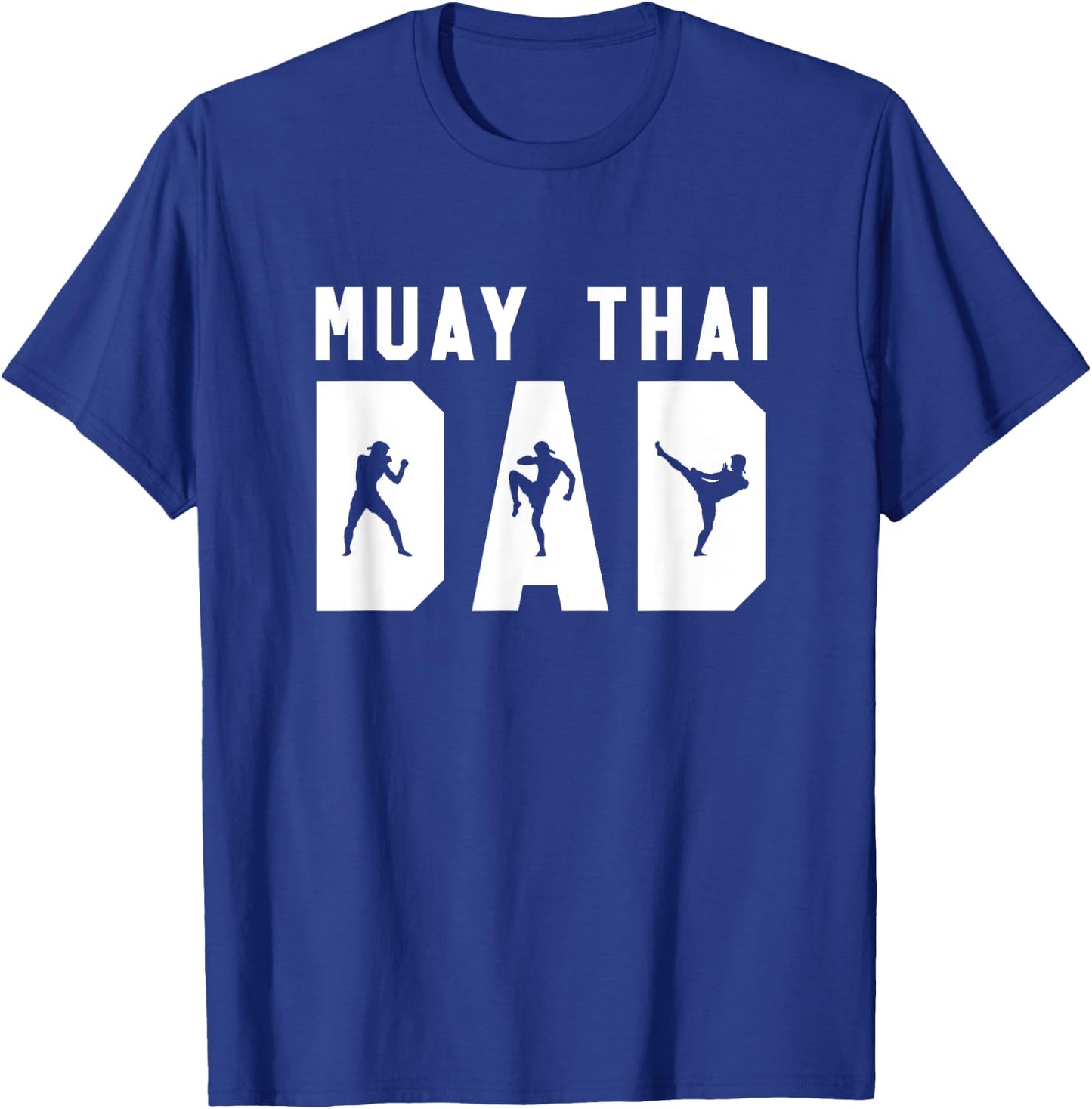 Muay Thai Dad Funny MMA Father Gift - White T-Shirt - T-Shirt | Royal