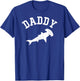 Daddy Hammerhead Shark vintage Gift ideas for Dad T-Shirt - T-Shirt | Royal
