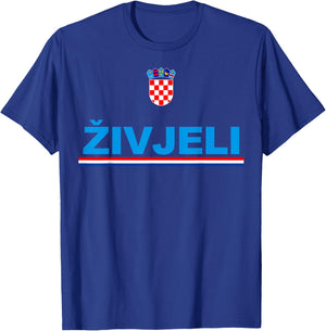 Zivjeli! Cheers In Croatian Shirt Funny Croatia Souvenir T-Shirt - T-Shirt | Royal