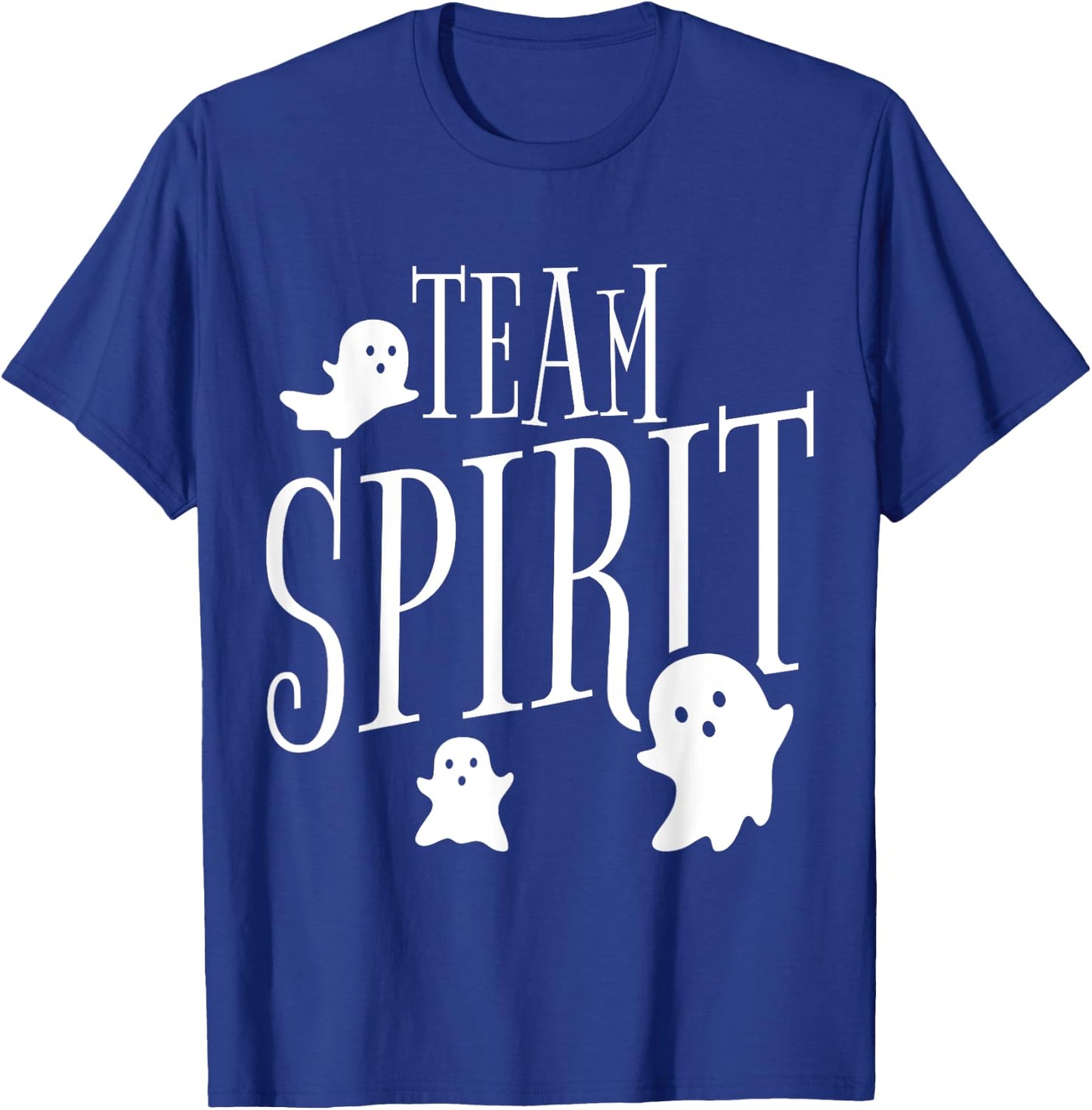 Funny Ghost Pun - Team Spirit - Halloween Gifts T-Shirt - T-Shirt | Royal