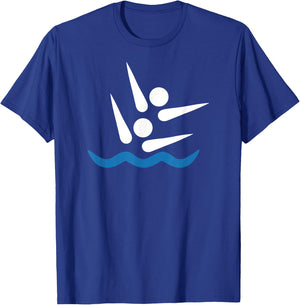 Synchronized swimming T-Shirt - T-Shirt | Royal