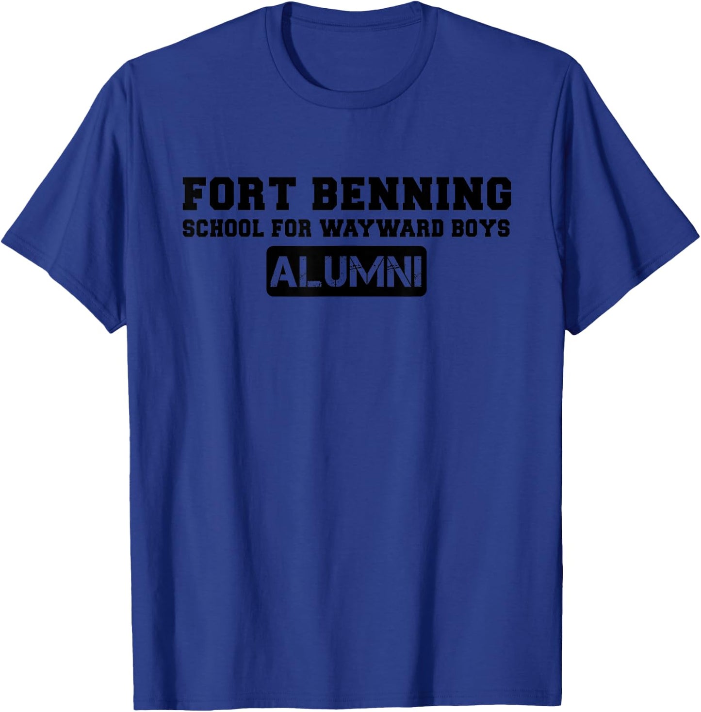Fort Benning School for Wayward Boys Alumni Olive BCT Shirt T-Shirt - T-Shirt | Royal
