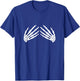 Skeleton Hands Grabbing Boobs Halloween T-Shirt - T-Shirt | Royal