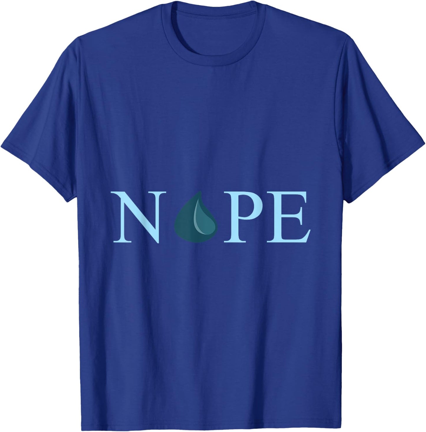 Nope Mana Blue Magic Symbol OOM T-Shirt - T-Shirt | Royal