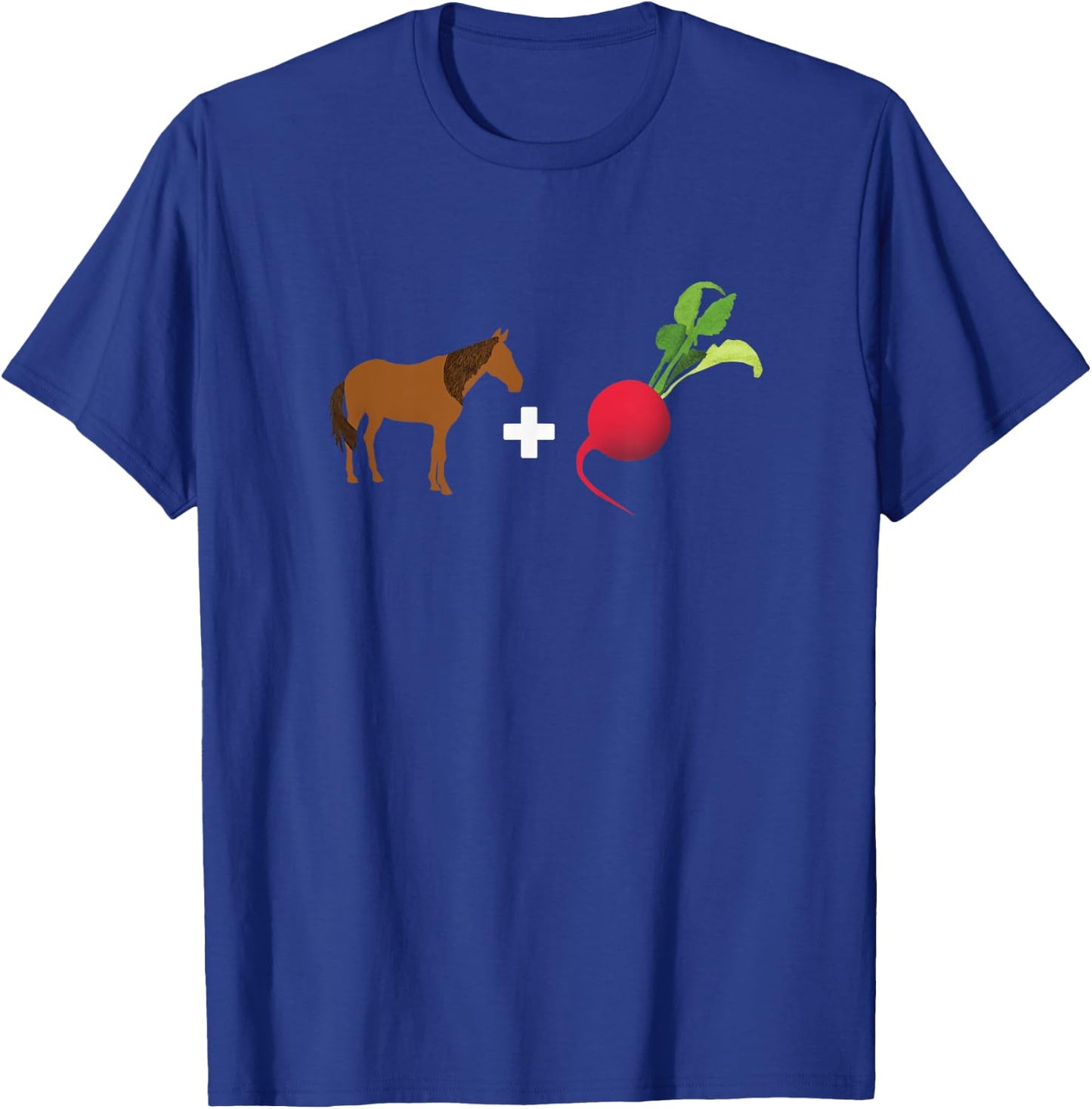 Horse Radish Funny Vegetable Pun, Horseradish Foodie T-Shirt - T-Shirt | Royal