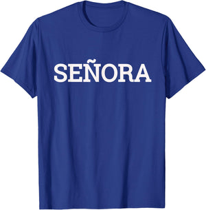 Senora Apparel Senor Spanish Teacher Gear Senora Apparel Women Kids T-Shirt - T-Shirt | Royal