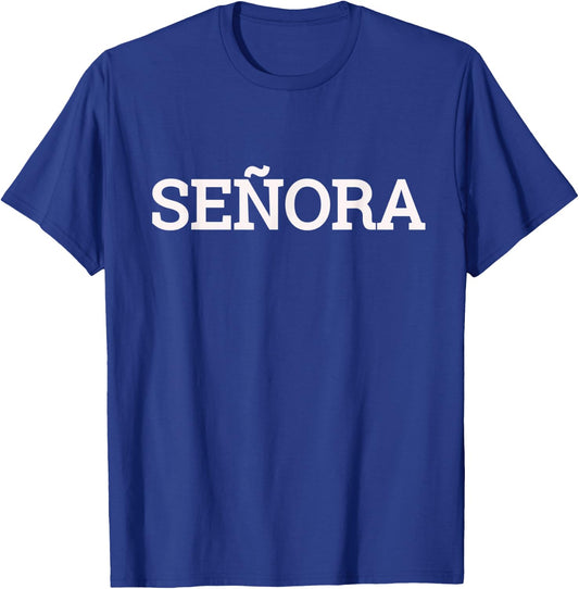 Senora Apparel Senor Spanish Teacher Gear Senora Apparel Women Kids T-Shirt - T-Shirt | Royal