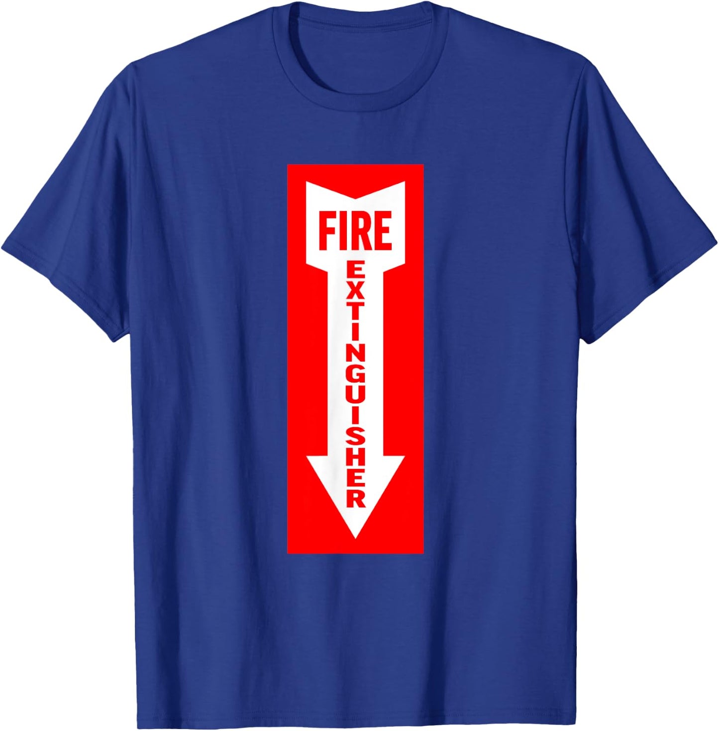 Fire Extinguisher T-Shirt - T-Shirt | Royal