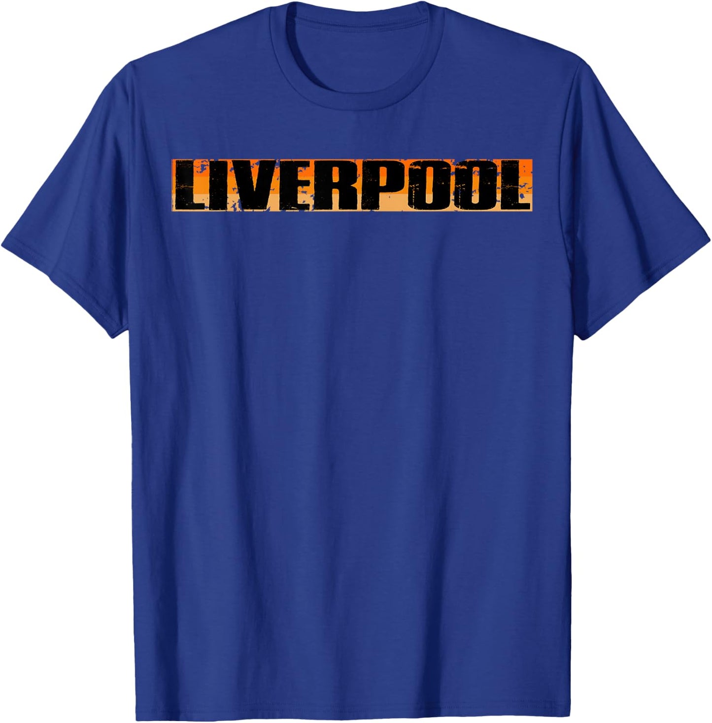 Vintage Retro Liverpool England Cool Shirt Gift T-Shirt - T-Shirt | Royal