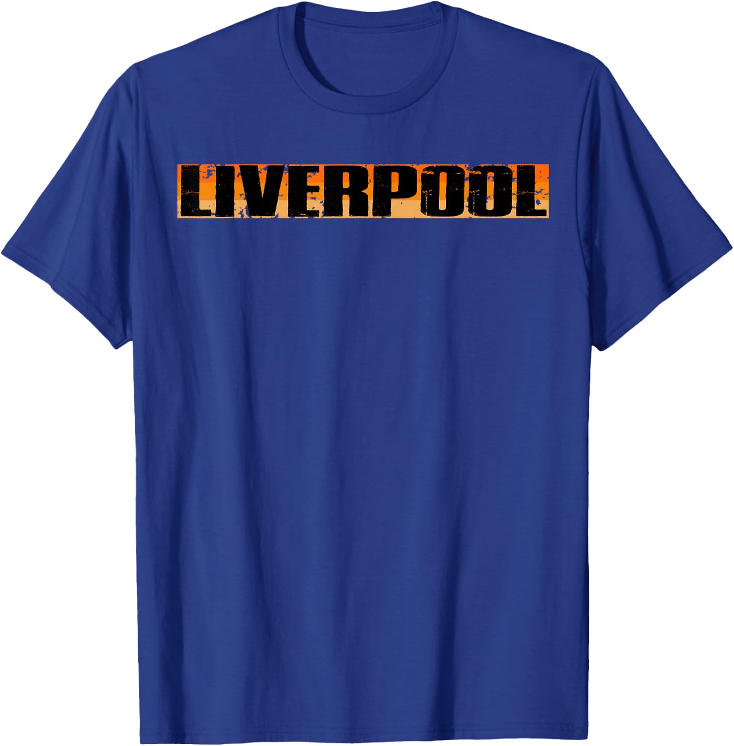 Vintage Retro Liverpool England Cool Shirt Gift T-Shirt - T-Shirt | Royal
