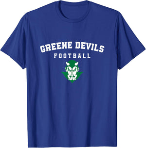 Logo Vertical Arch Football HS T-Shirt - T-Shirt | Royal