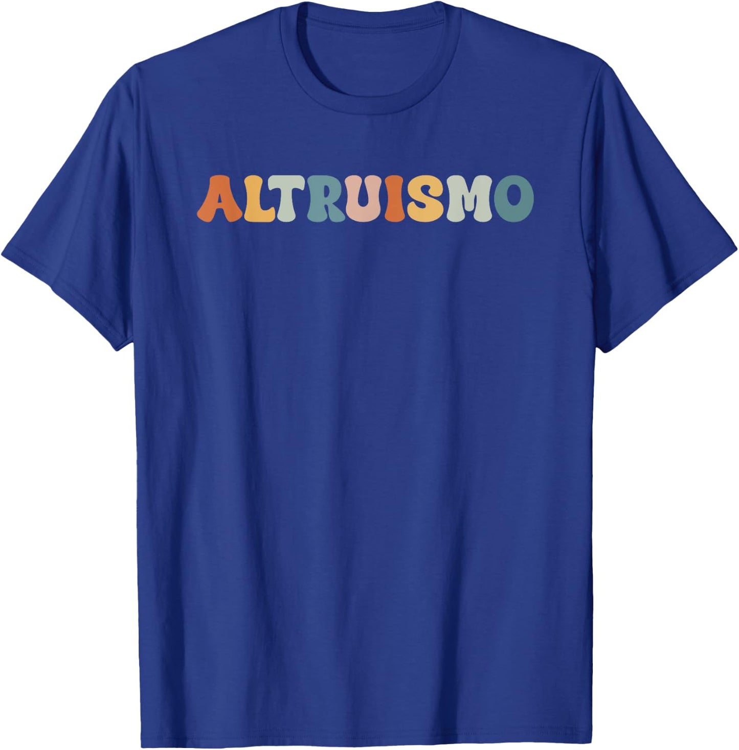 Altruismo Vintage Retro Groovy Social Psychology Lover T-Shirt - T-Shirt | Royal