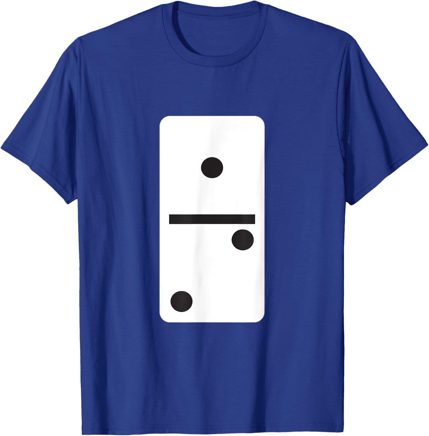 One Two Dominoes Halloween Costume Domino Game T-Shirt - T-Shirt | Royal