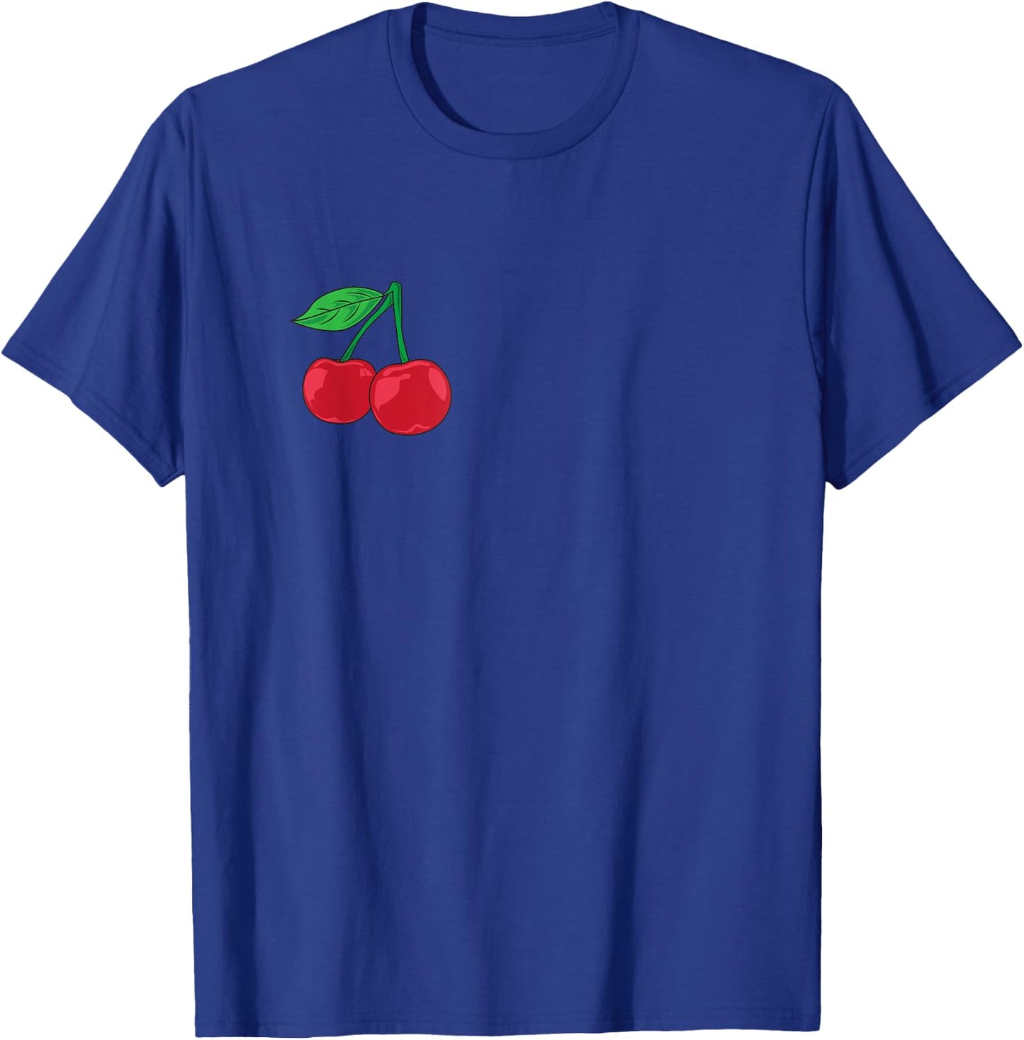 Cherry Pocket | Fruit Lover Sweet Bomb Farmer Red Cherries T-Shirt - T-Shirt | Royal