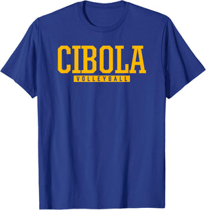 Cibola High School Volleyball T-Shirt - T-Shirt | Royal