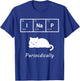 Cute Kawaii Cat Chemistry I Nap Periodically Science Gift Women T-Shirt - T-Shirt | Royal