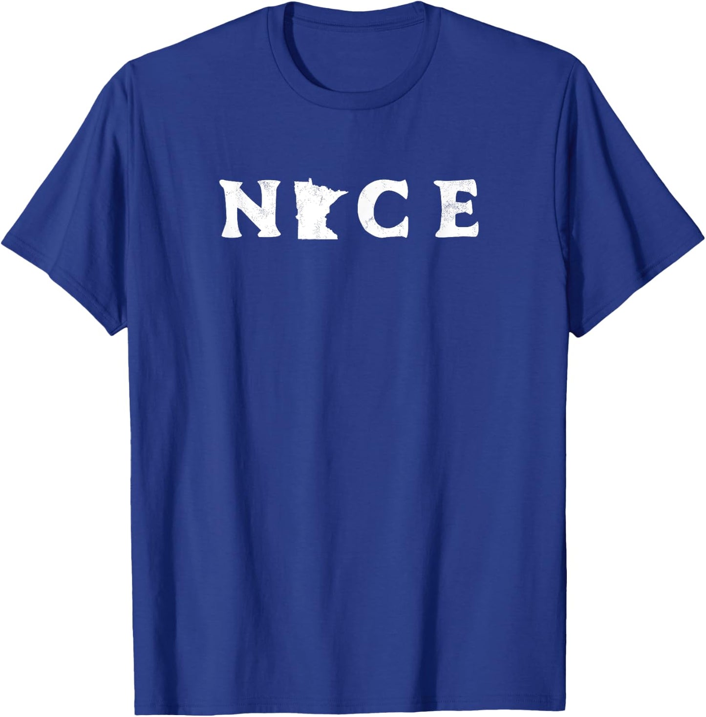 Minnesota Nice MN State Passive Aggressive Graphic T-Shirt - T-Shirt | Royal