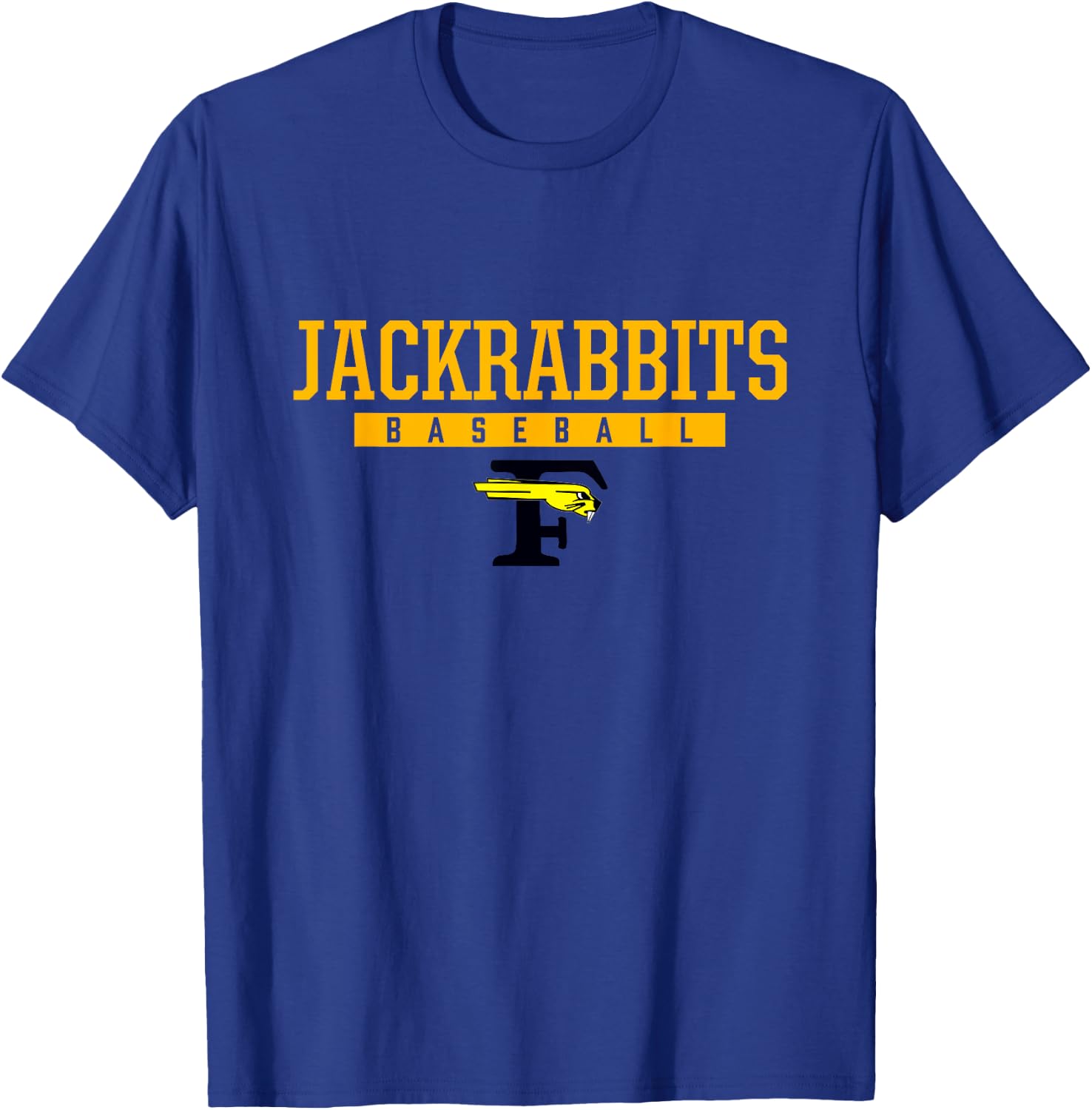 Forney Jackrabbits Logo Baseball HS T-Shirt - T-Shirt | Royal