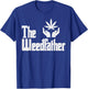 The Weed-father Fathers Day Gift Dad Cannabis 420 Stoner T-Shirt - T-Shirt | Royal