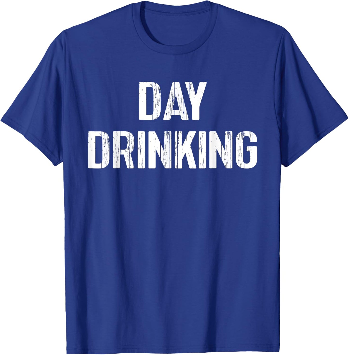 Day Drinking Shirt Funny Drunk Beach Party Beer Alcohol T-Shirt - T-Shirt | Royal