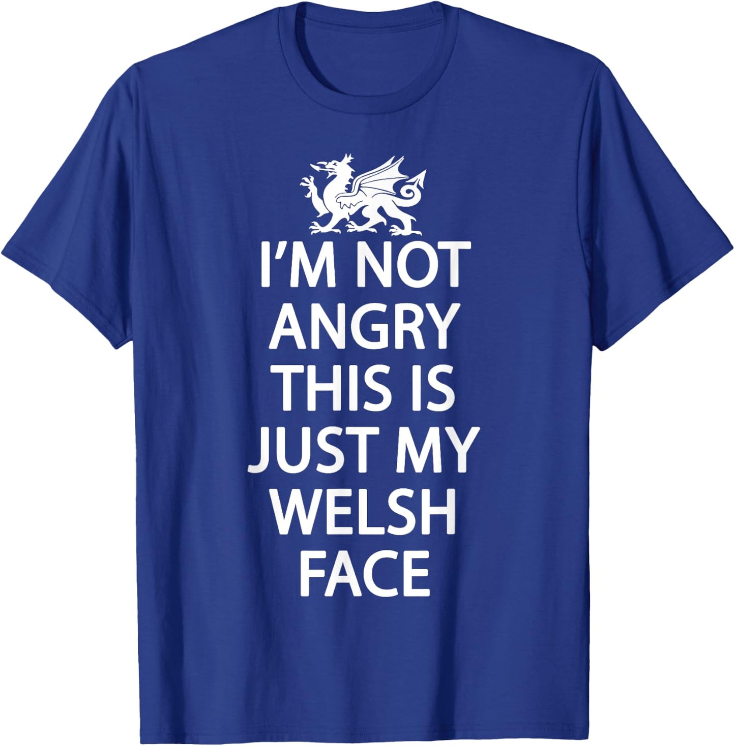Welsh Dragon Wales Flag Shirt Welsh History Men's Black Small Classic Fit Short Sleeve T-Shirt - T-Shirt | Royal